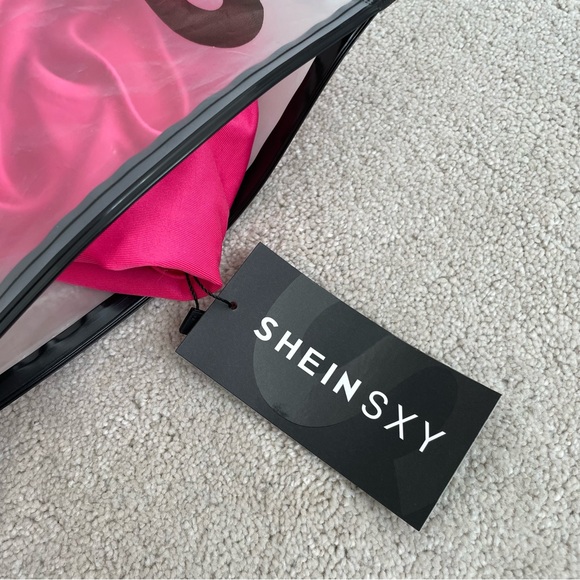 SHEIN SXY Off Shoulder Flounce Sleeve Ruched Bodysuit - Picture 4 of 4